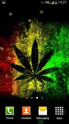 Rasta Weed Live Wallpaper android App screenshot 2